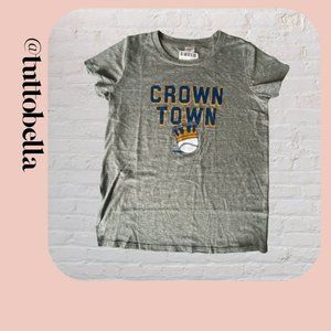 NWT Charlie Hustle Kids Kansas City Crown Town T-shirt Size 12
